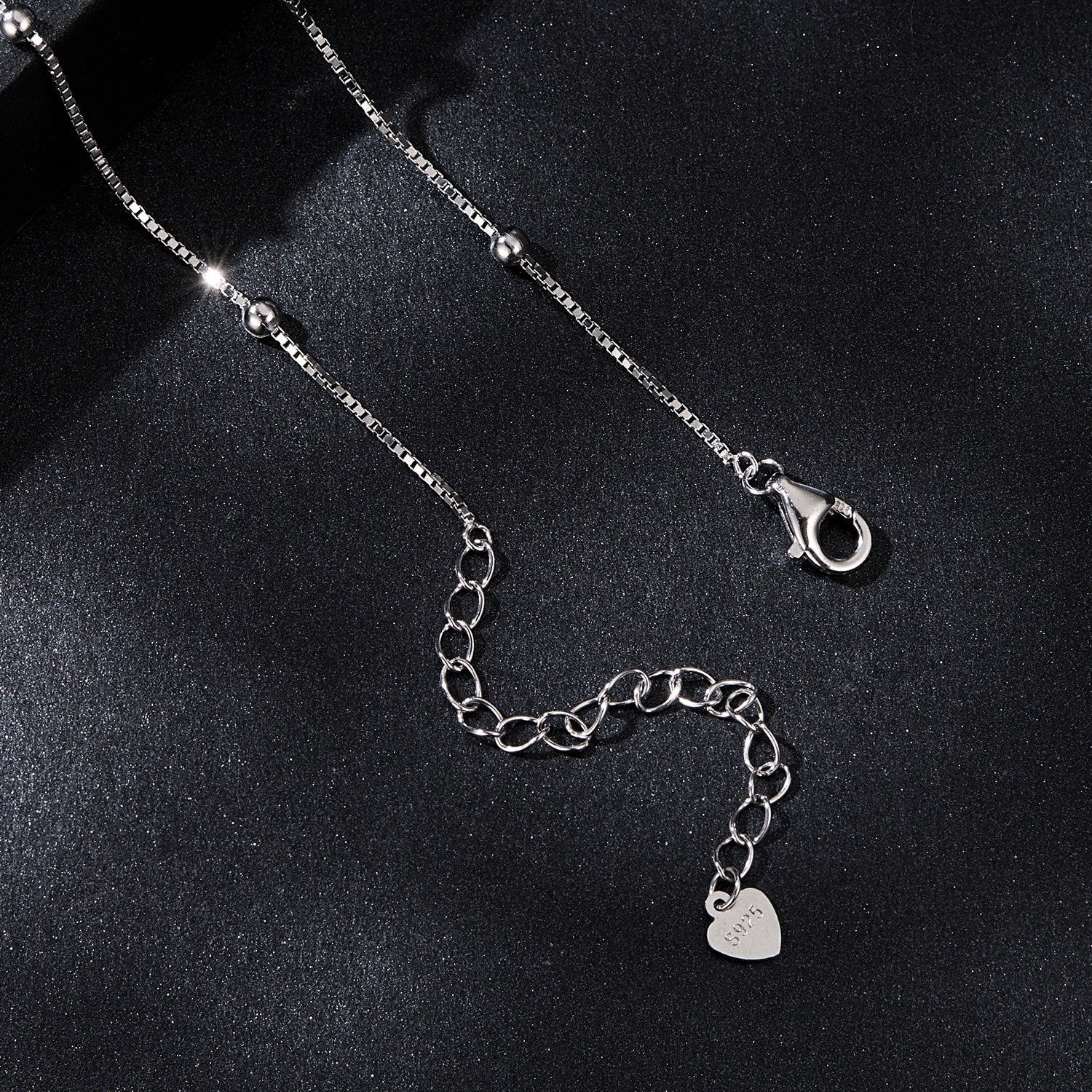 Layered Double-Strand Moissanite Tassel Necklace | Sterling Silver