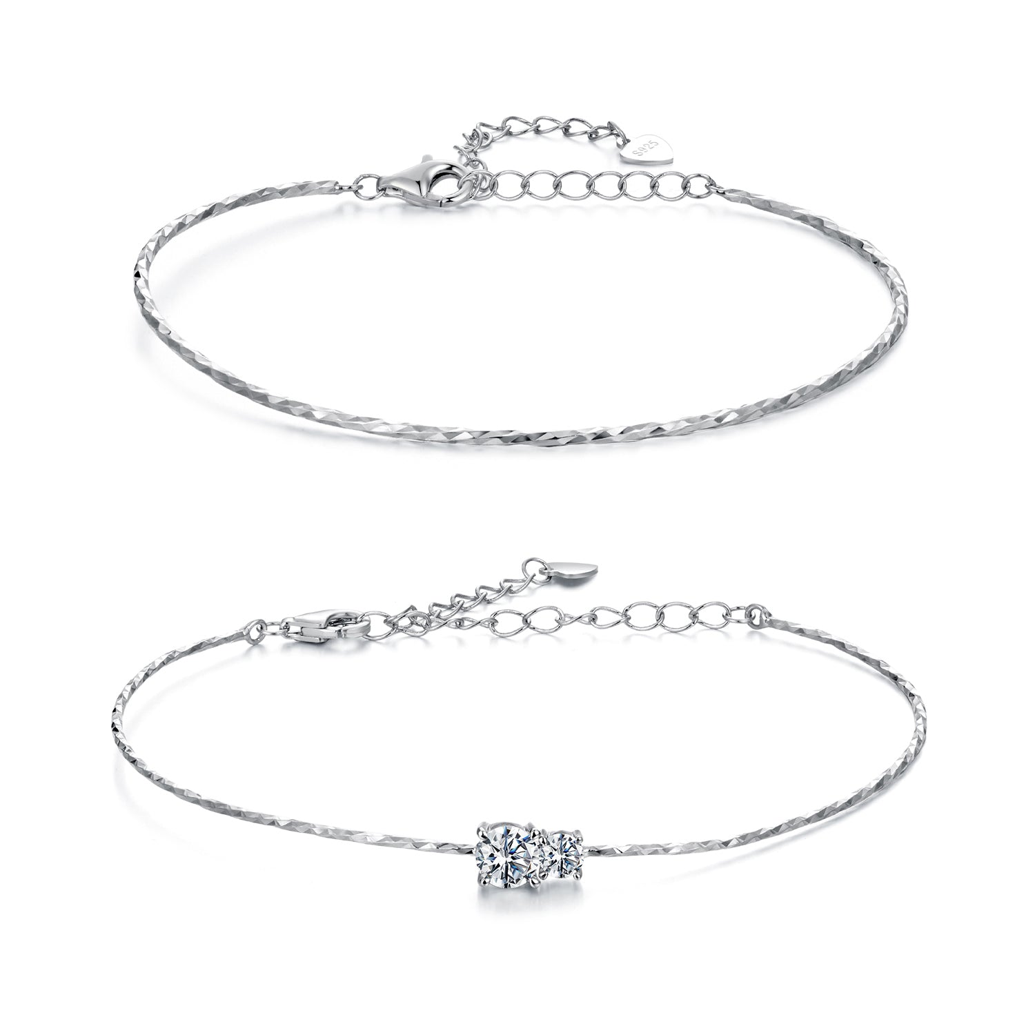 Starlight Bracelet Set | 2-Piece in Sterling Silver