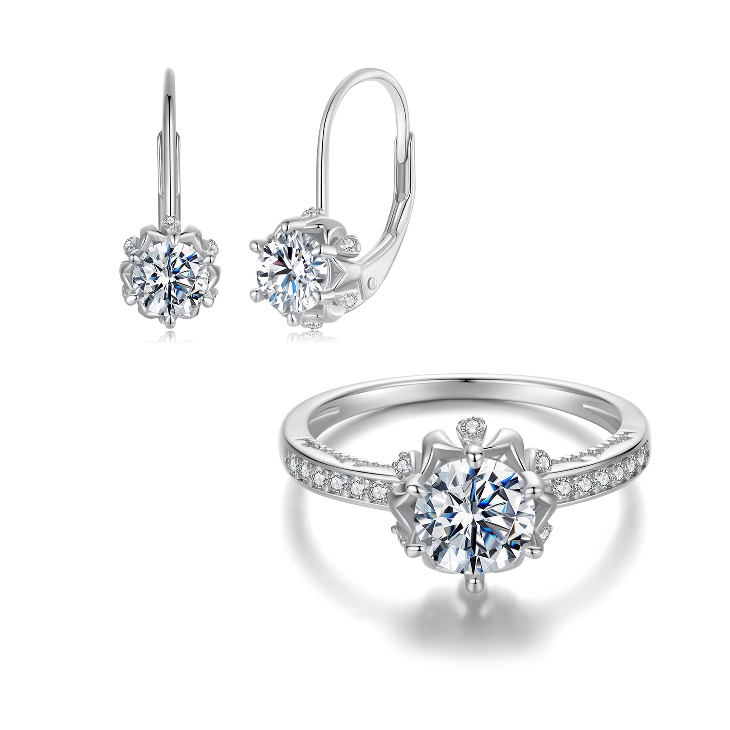 Blooming Bud Jewelry Set | 2-Piece in Sterling Silver