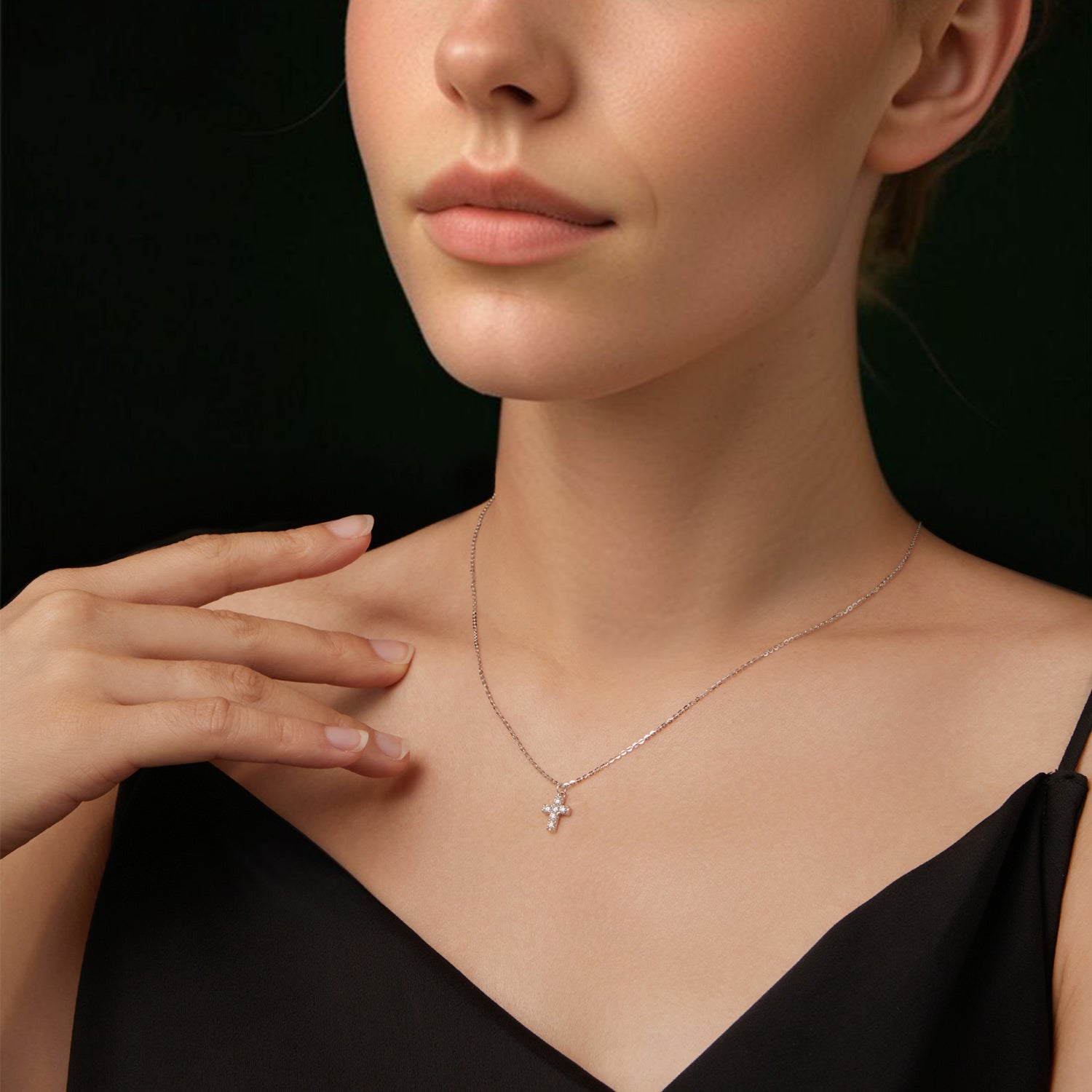 Faith & Grace Cross Jewelry Set | 3-Piece in Sterling Silver