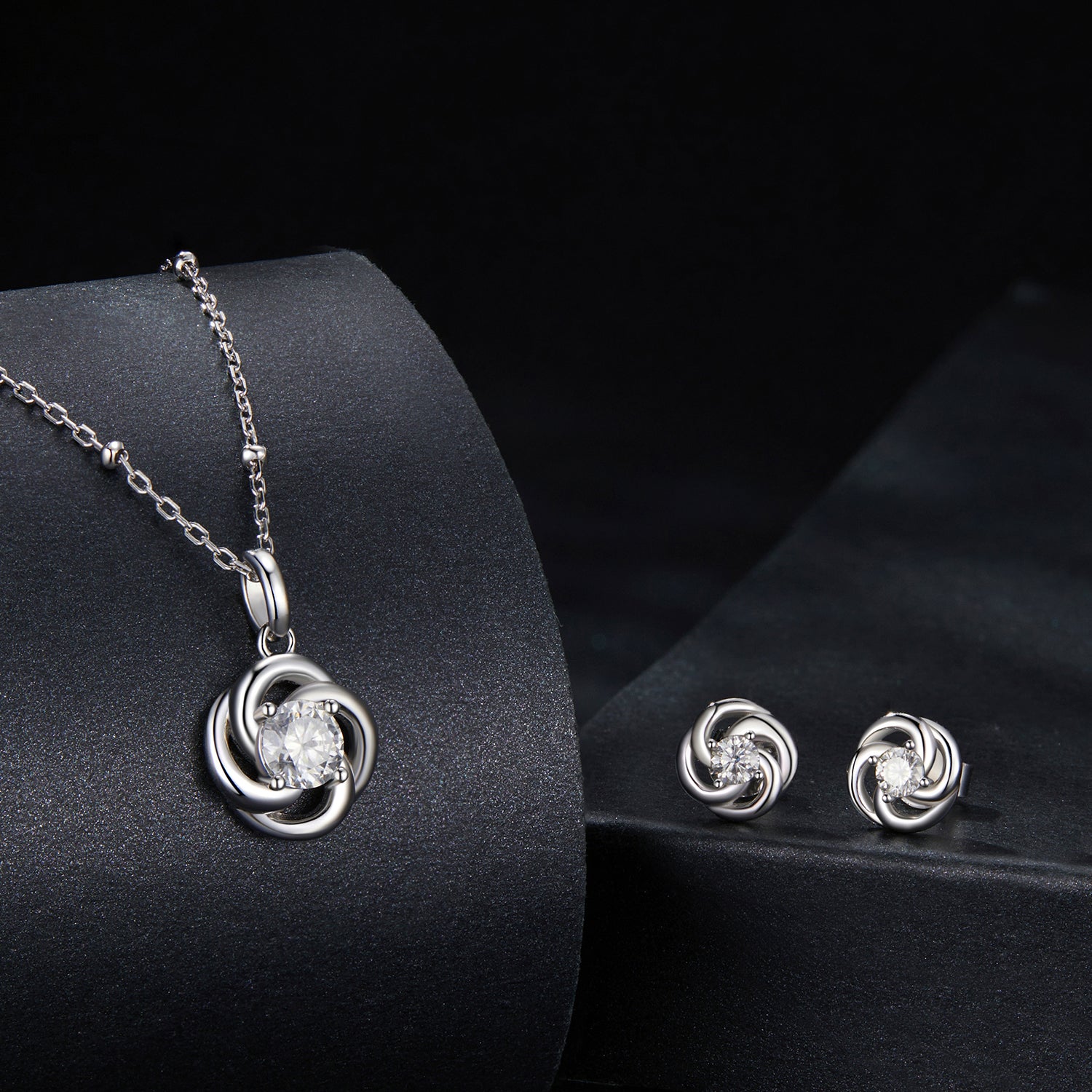 Four Leaf Clover Jewelry Set | 2-Piece in Sterling Silver